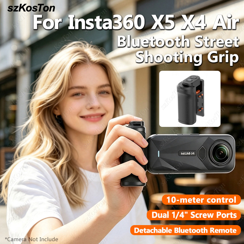 Photography Grip Insta360 X5 - Empuñadura para Fotografía Urbana para Insta360