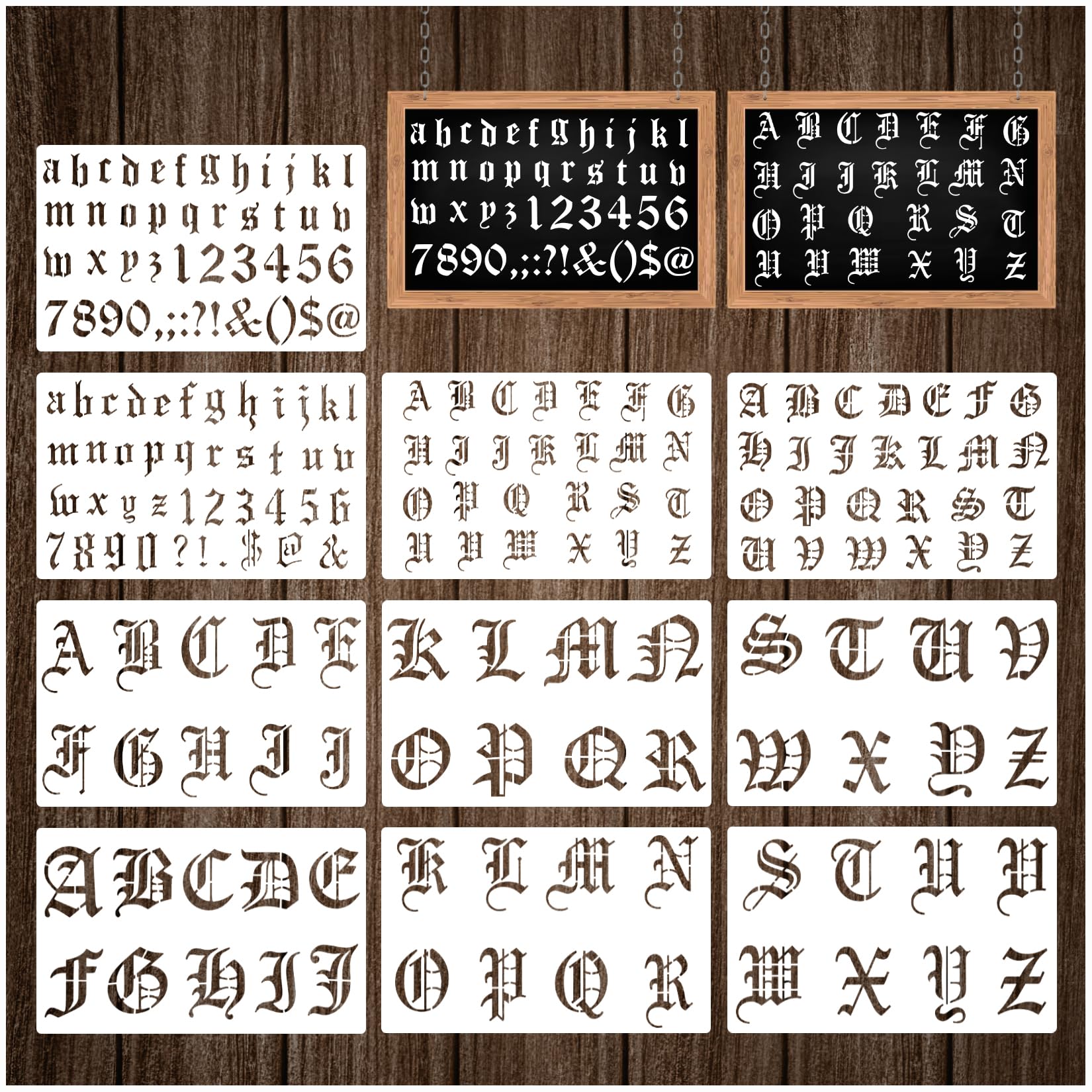 Photography Font - 10 Plantillas de Letras del Alfabeto
