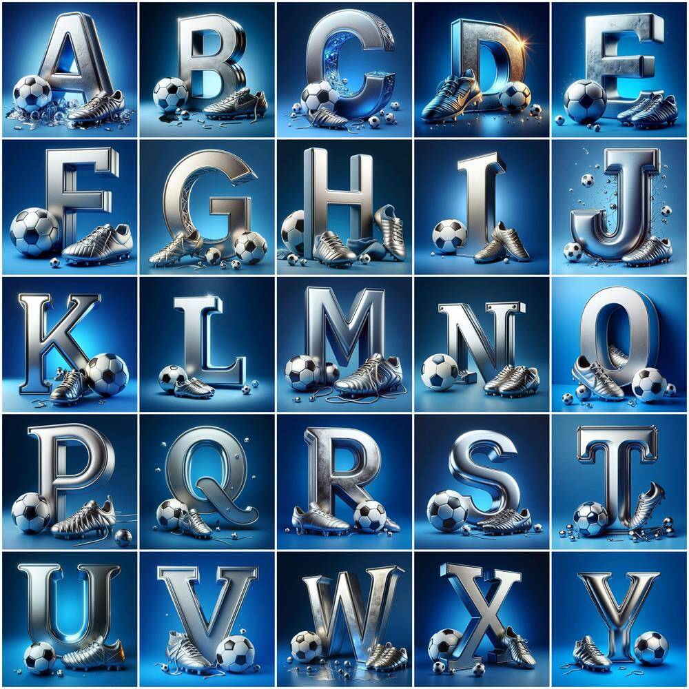 Photography Font - EverShine Diamond Mosaic Letters DIY Art