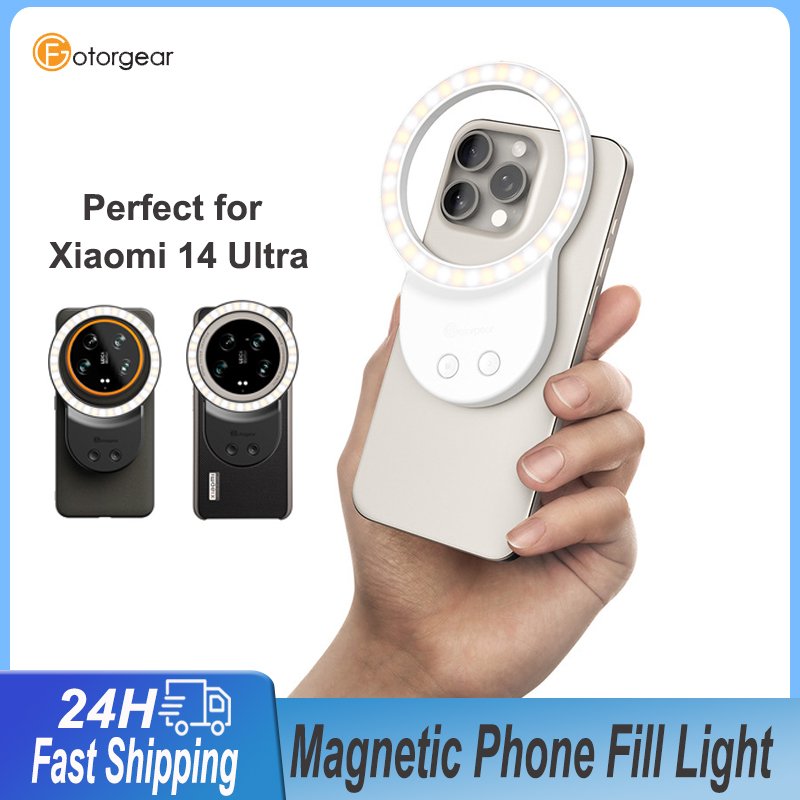 Photography Xiaomi 14 Ultra - Fotorgear Luz de relleno magnética para