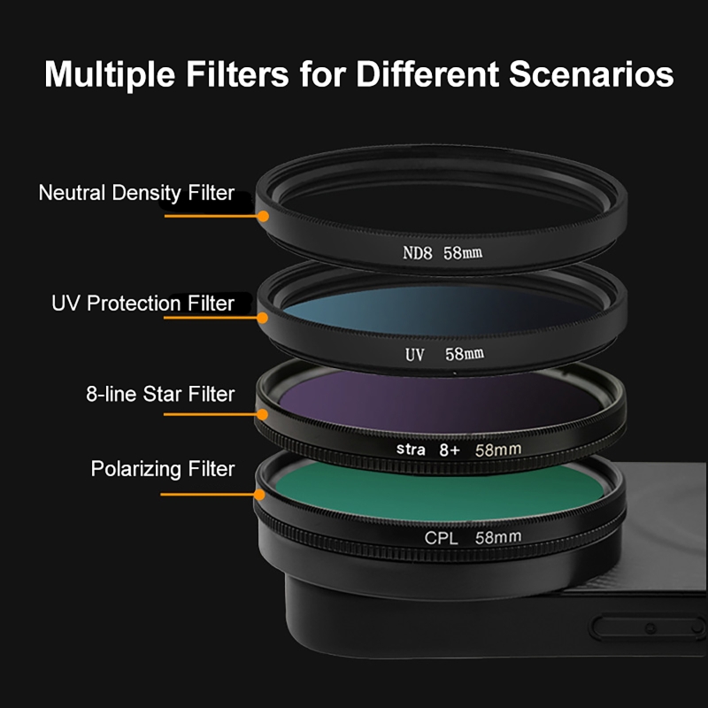 Kit de filtro para teléfono mó - Photography Kit reseña y precio