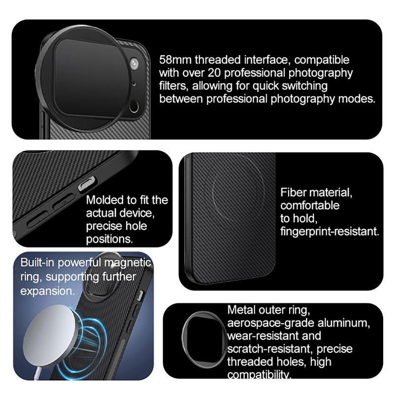 Kit de filtro para teléfono mó - Photography Kit reseña y precio