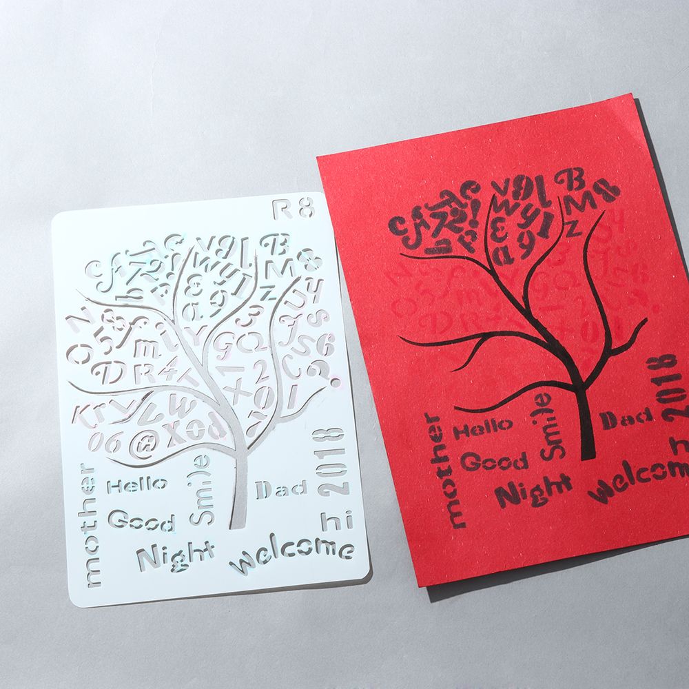 Plantillas de capas huecas, pi - Photography Font reseña y precio
