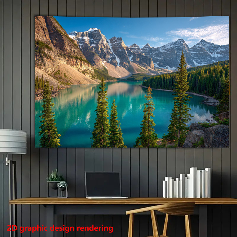 Tapiz con Paisaje de Lago y Mo - Photography Yoga reseña y precio