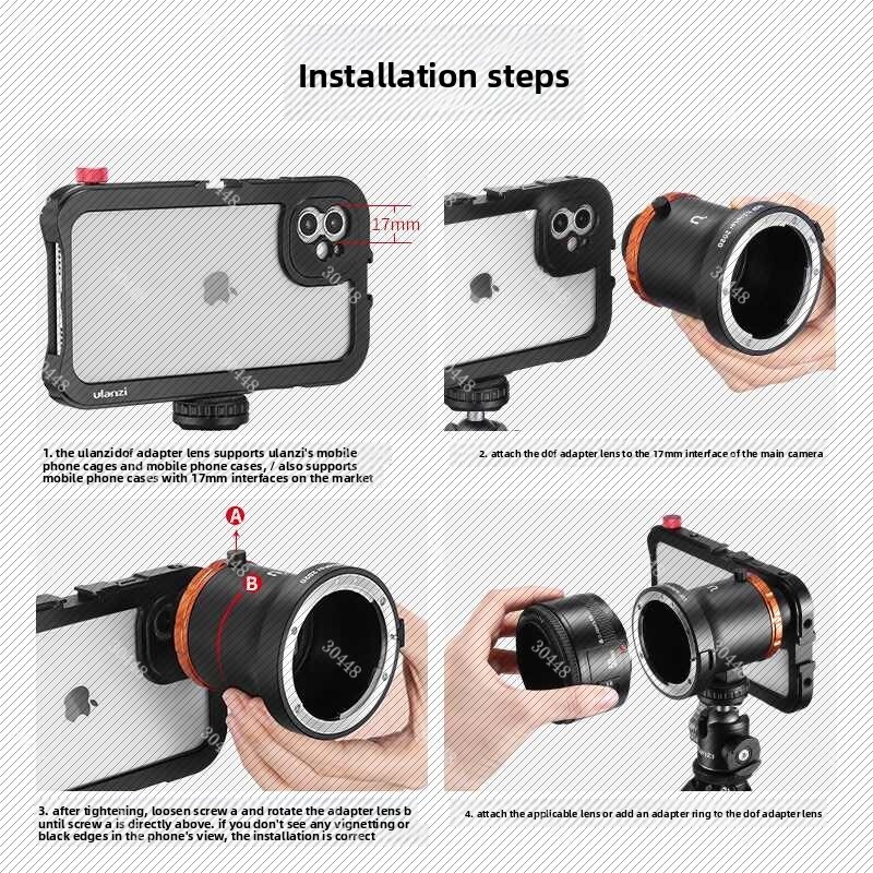 Adaptador DSLR de teléfono pro - Photography Depth Of Field reseña y precio