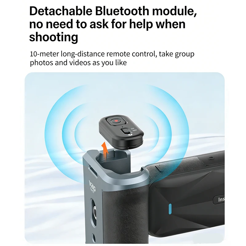 Soporte de aluminio Xplorer pa - Photography Grip Insta360 X5 reseña y precio