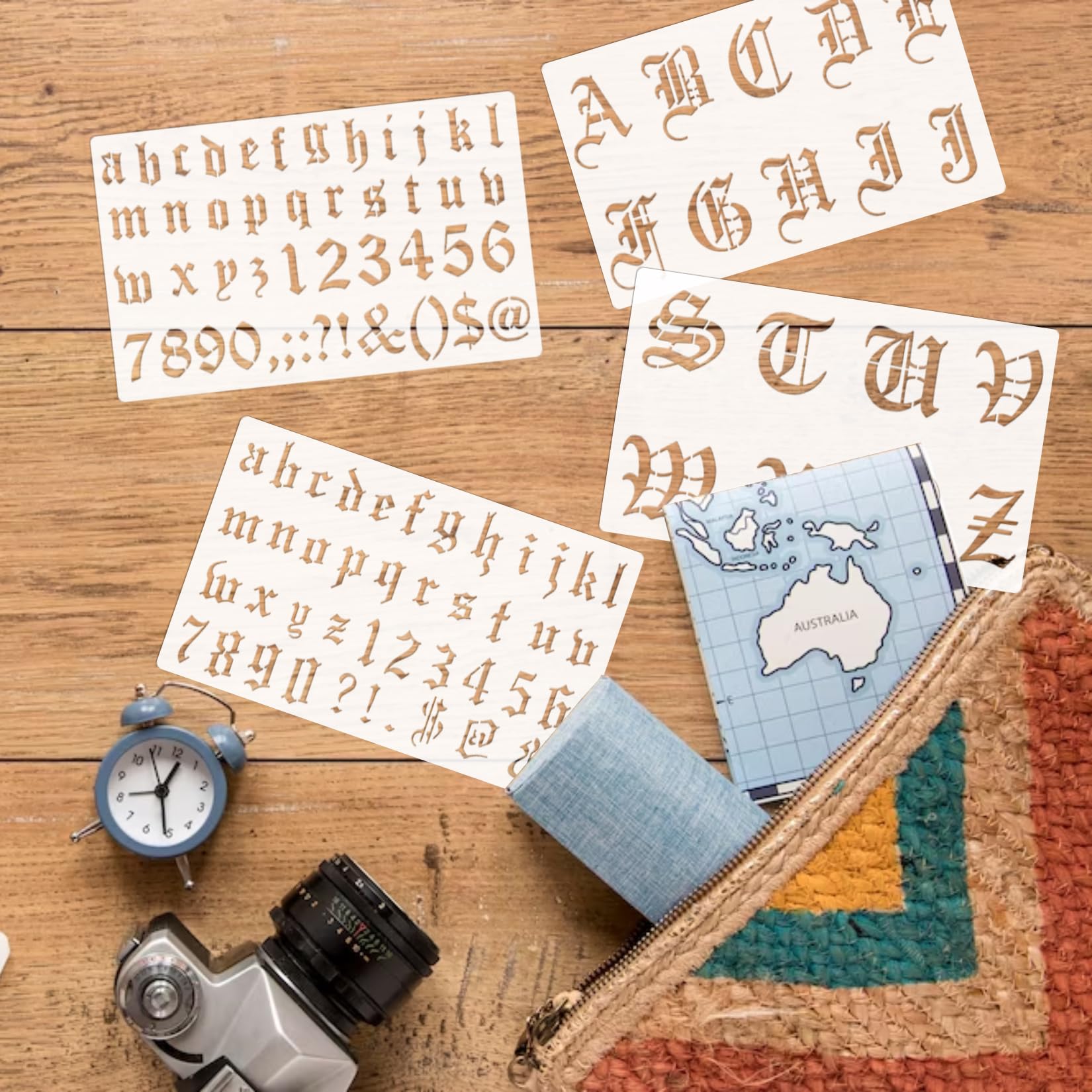 10 Plantillas de Letras del Al - Photography Font reseña y precio