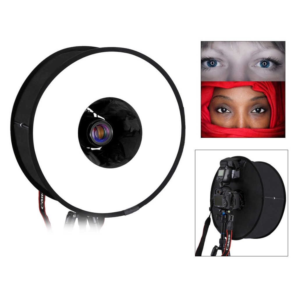 Softbox de 45 cm para Flash, E - Pop Up Flash Diffuser reseña y precio