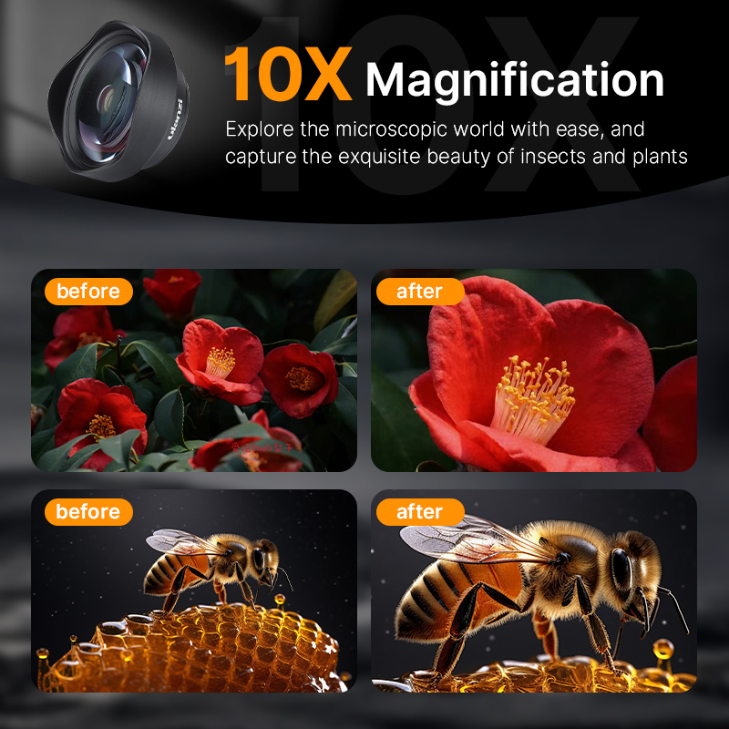 Ulanzi 17mm 10X lente Macro Un - Photography Xiaomi 14 Ultra reseña y precio