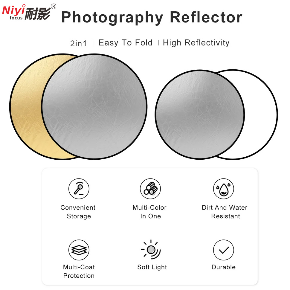 Reflector Portátil Redondo 2 e - Pop Up Flash Diffuser reseña y precio