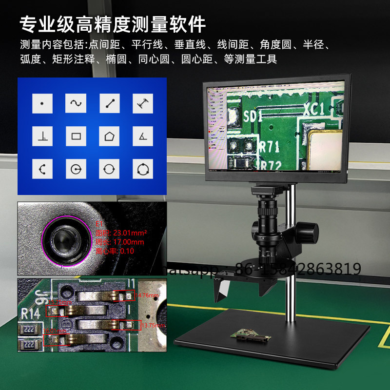 Microscopio Industrial 3D con  - Photography Depth Of Field reseña y precio