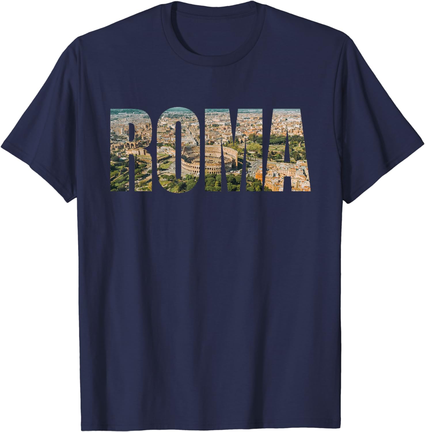 Camiseta de Roma, Italia, Skyl - Photography Font reseña y precio
