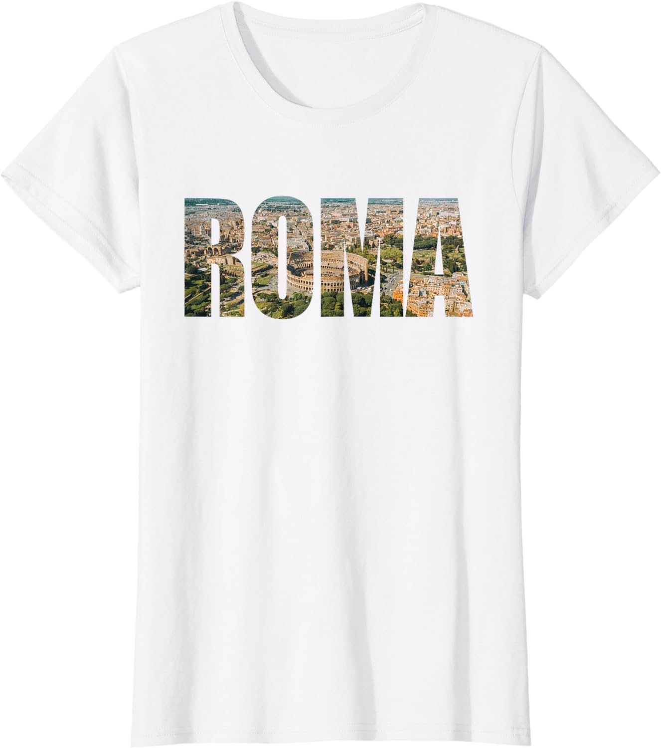 Camiseta de Roma, Italia, Skyl - Photography Font reseña y precio