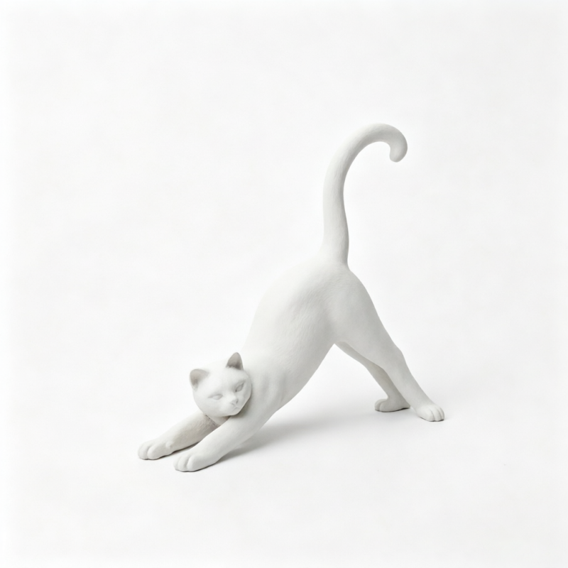 Mini escultura de gato para yo - Photography Yoga reseña y precio