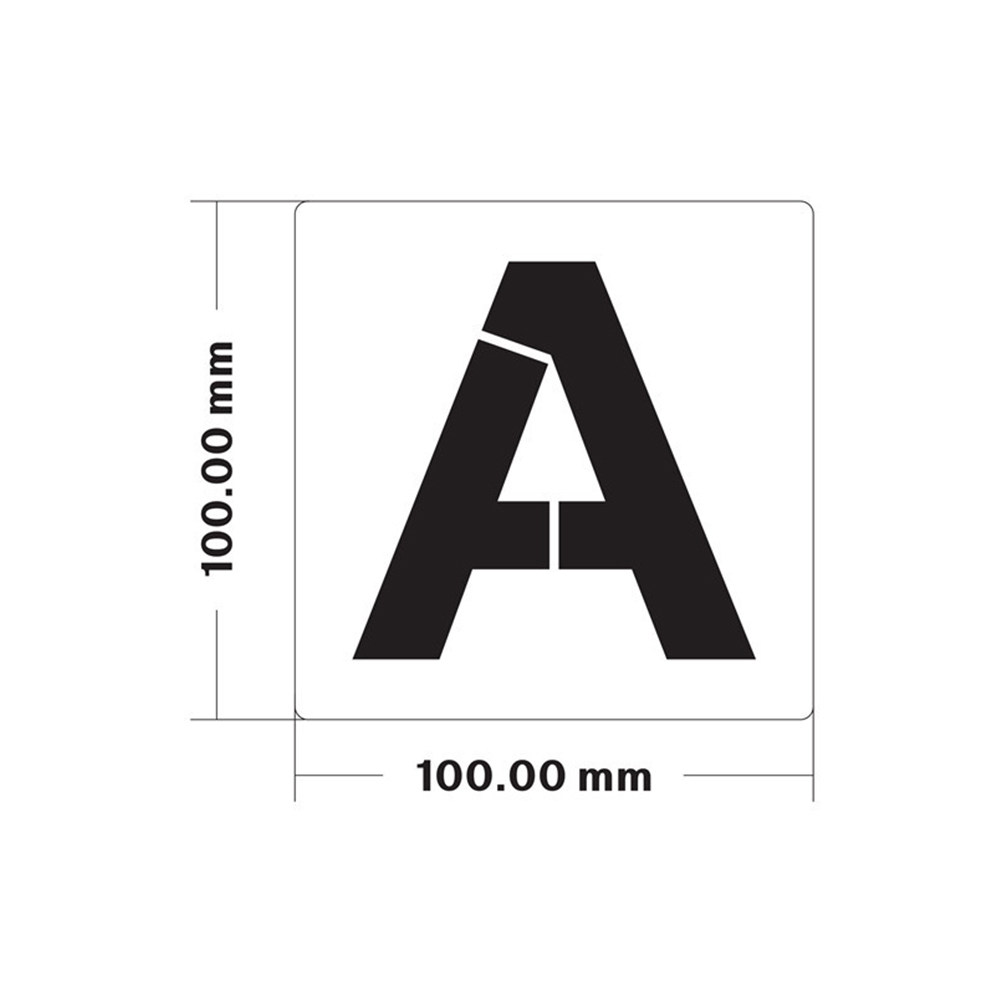 1 Juego de plantillas grandes  - Photography Font reseña y precio