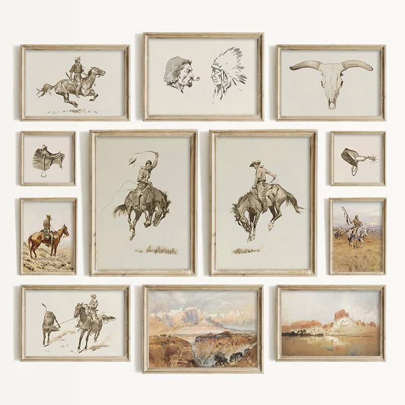 Arte Mural Estilo Vaquero del  - Photography Kit reseña y precio