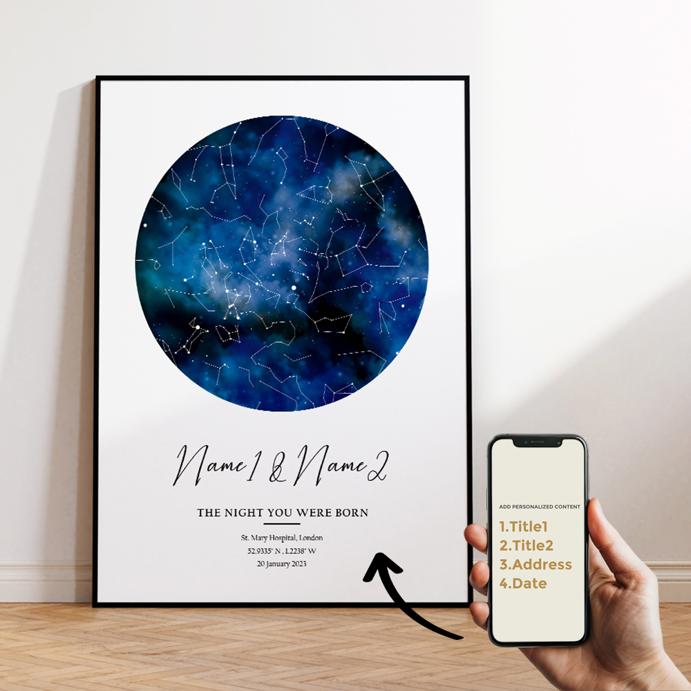 Mapa de estrella de cielo noct - Photography Object reseña y precio