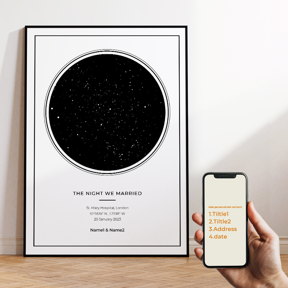 Mapa de estrella de cielo noct - Photography Object reseña y precio