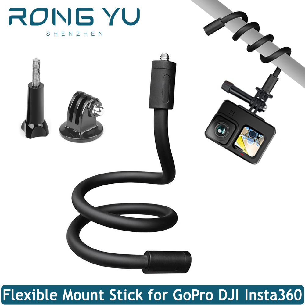 Soporte flexible para monopié, - Photography Grip Insta360 X5 reseña y precio